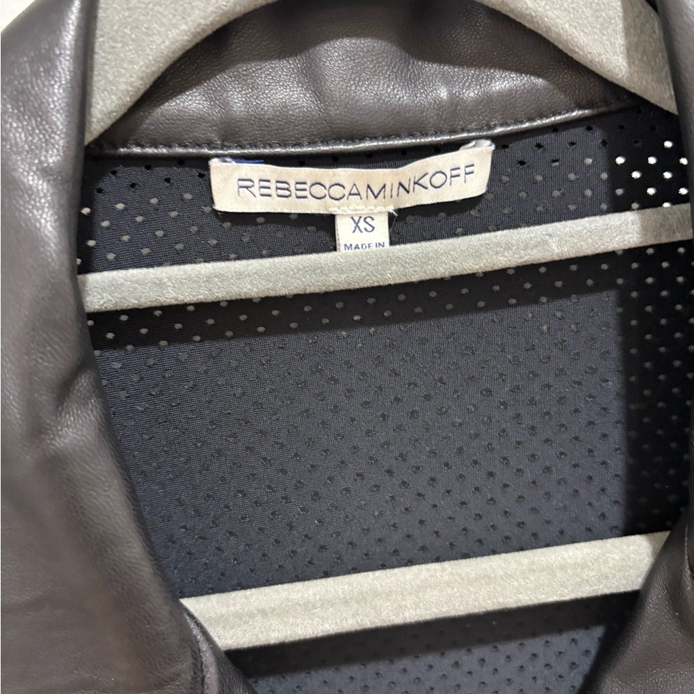 Rebecca Minkoff Black Leather Jacket - Picture 9 of 11